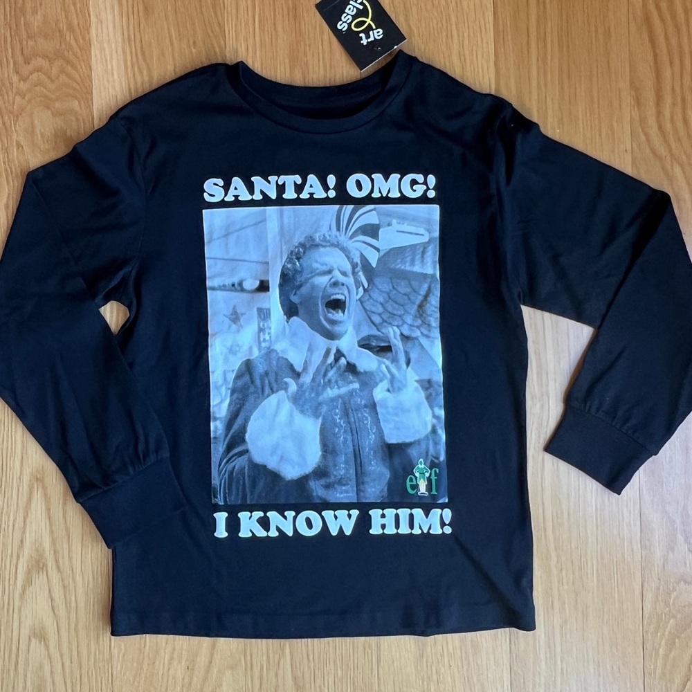 Buddy the Elf Long Sleeve Shirt NWT!